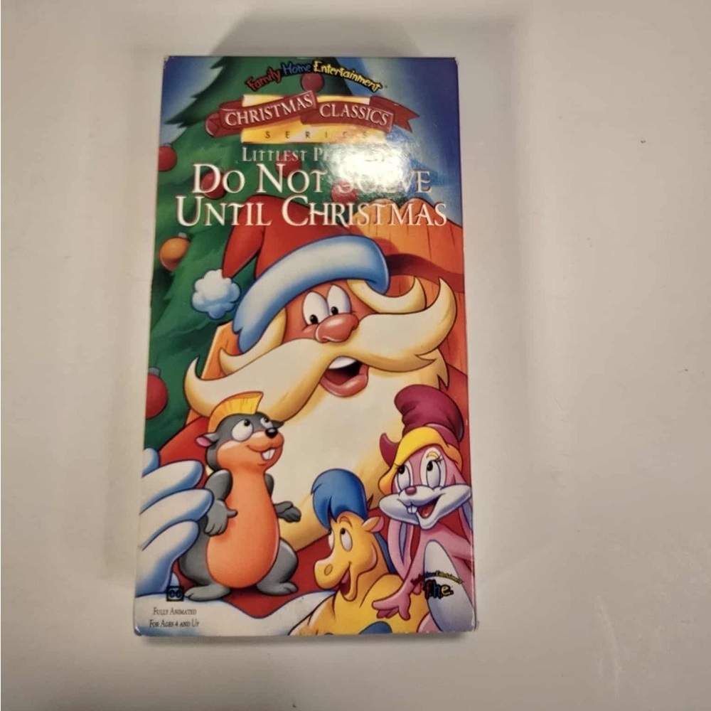 Littlest Pet Shop Do Not Solve Until Christmas VHS 1996 Video Tape F.H.E. Rare!